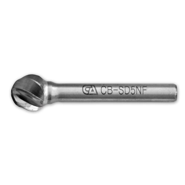 Continental Abrasives SD-5 Aluminum Cut Round Ball Tungsten Carbide Burr for Non-Ferrous Materials CB-SD5NF - main